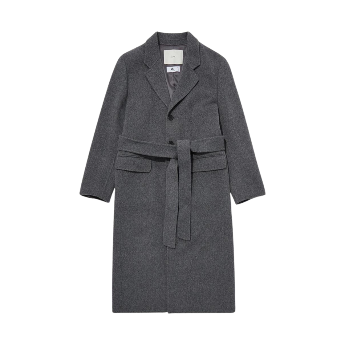 킨더살몬 우먼 메디슨 더블 코트 블랙 - FW23 | KINDERSALMON | KREAM