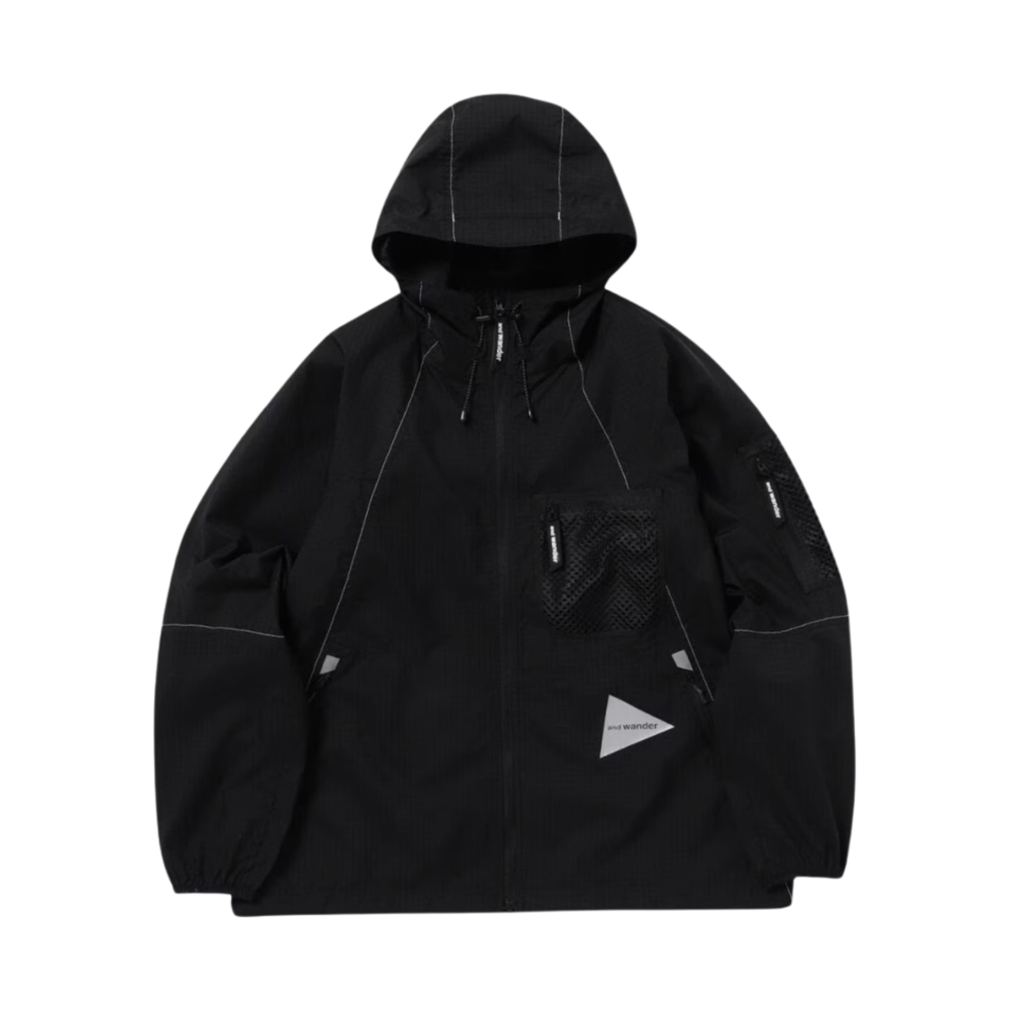 앤드 원더 브리드 립 후드 블랙