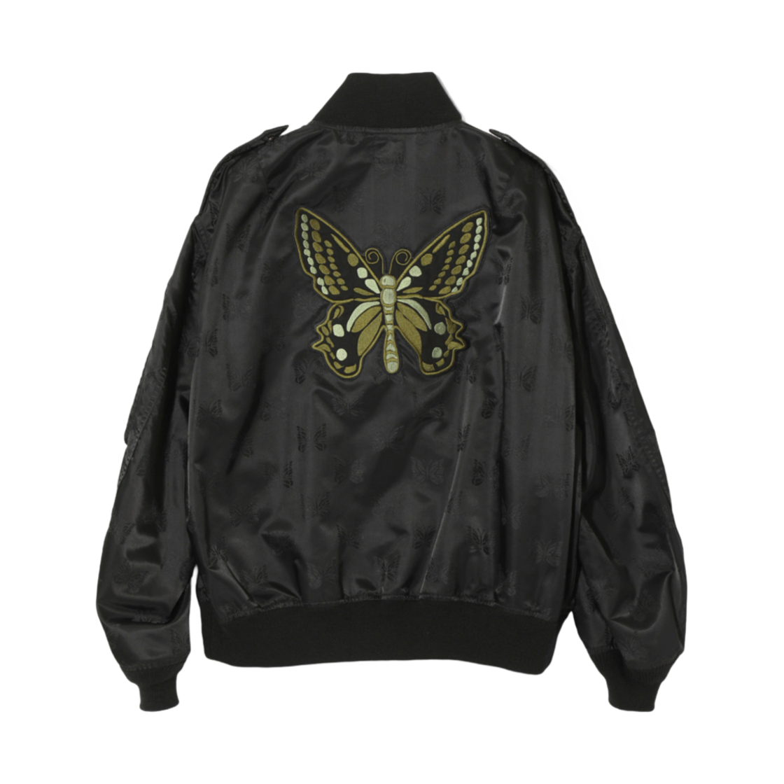 니들스 L2-B 자켓 빠삐용 자카드 사틴 블랙(Needles L2-B Jacket Papillon JQ. Sateen Black) - 2