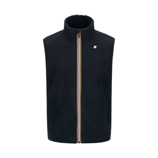 Y246EMV131 K-WAY Yannick Sherpa Polar Vest Navy