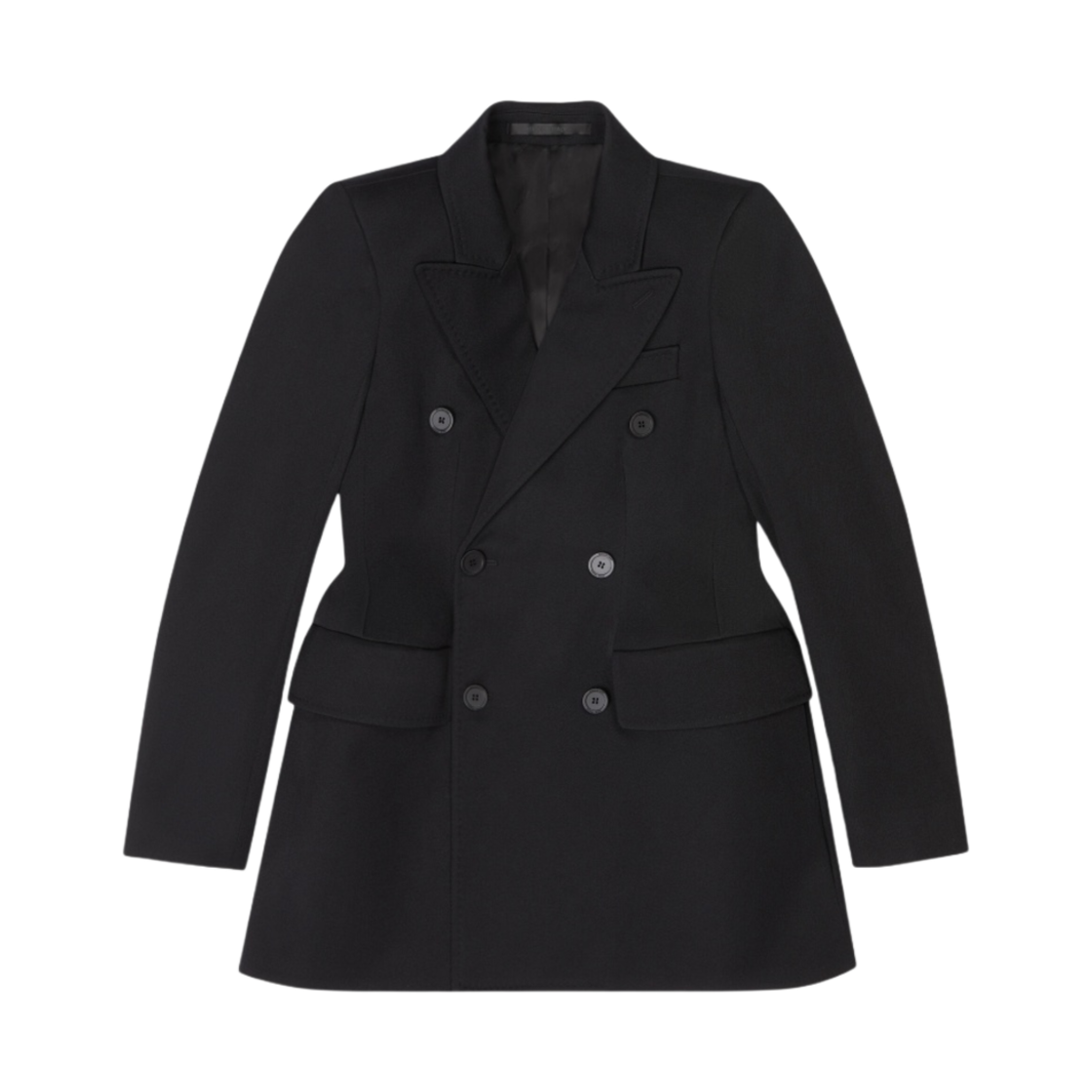 (W) 발렌시아가 아워글래스 자켓 블랙((W) Balenciaga Hourglass Jacket Black) - 1