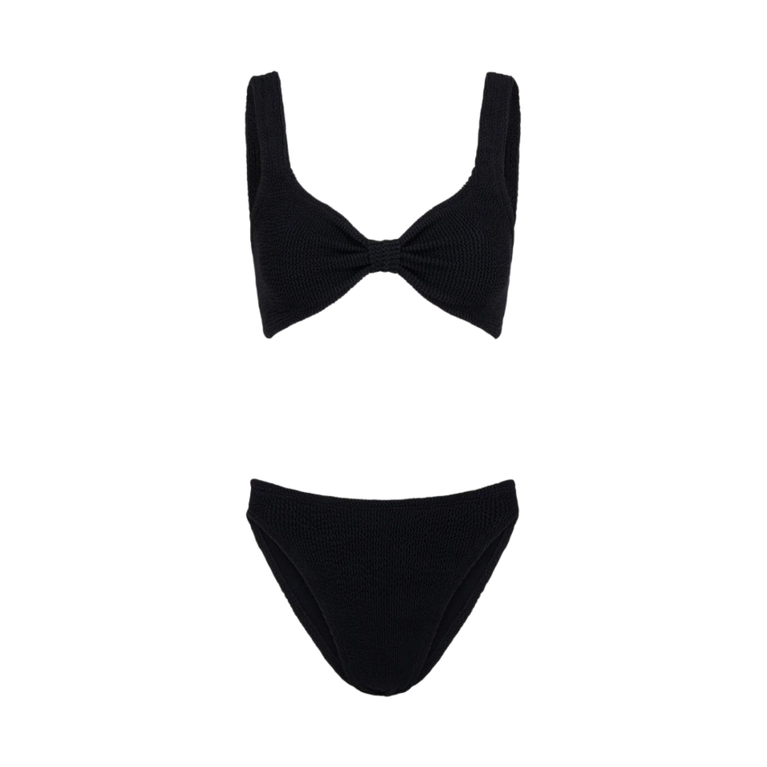 - (W) Hunza G Bonnie Bikini Black