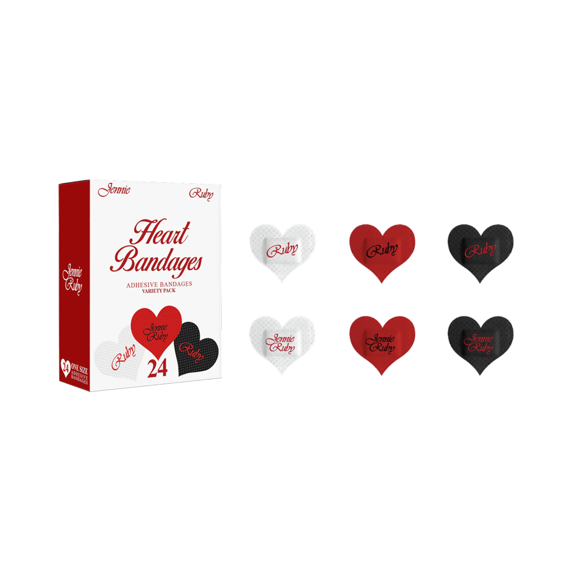 제니 루비 하트 밴디지 세트 멀티(Jennie Ruby Heart Bandage Set Multi) - 1