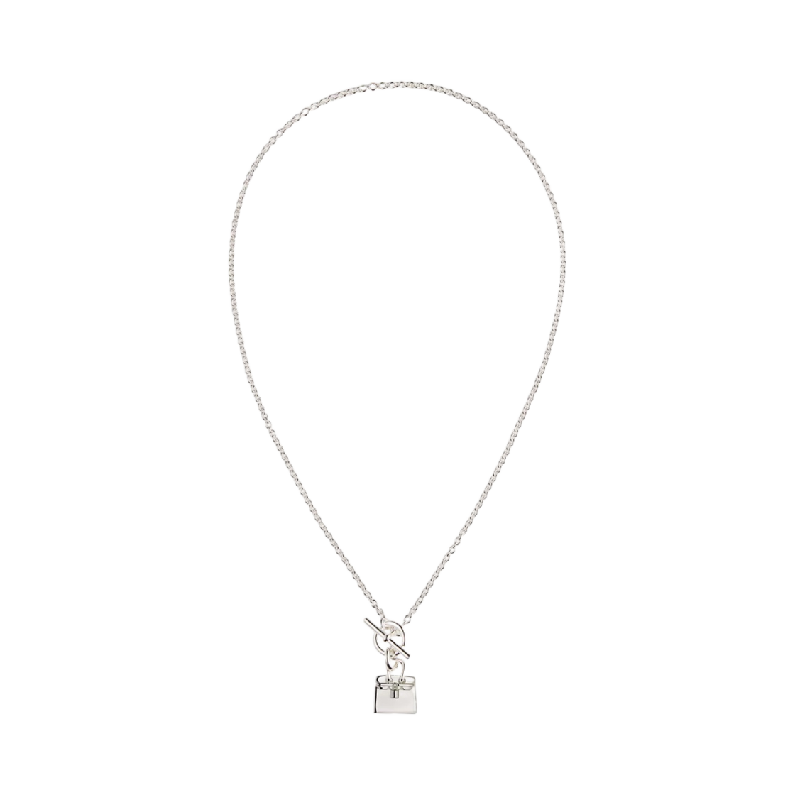 (W) 에르메스 아뮬레뜨 버킨 펜던트 스털링 실버((W) Hermes Amulettes Birkin Pendant Sterling Silver)