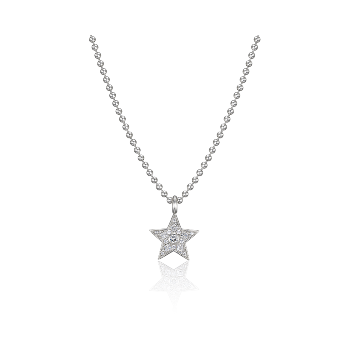 스쿠도 트윙클 볼 체인 네크리스