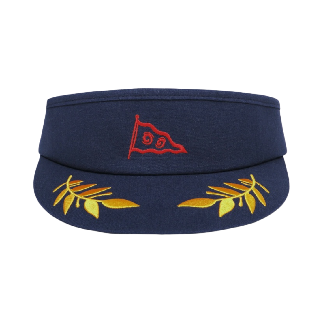 말본 골프 요트 클럽 바이저 네이비(Malbon Golf Yacht Club Visor Navy)