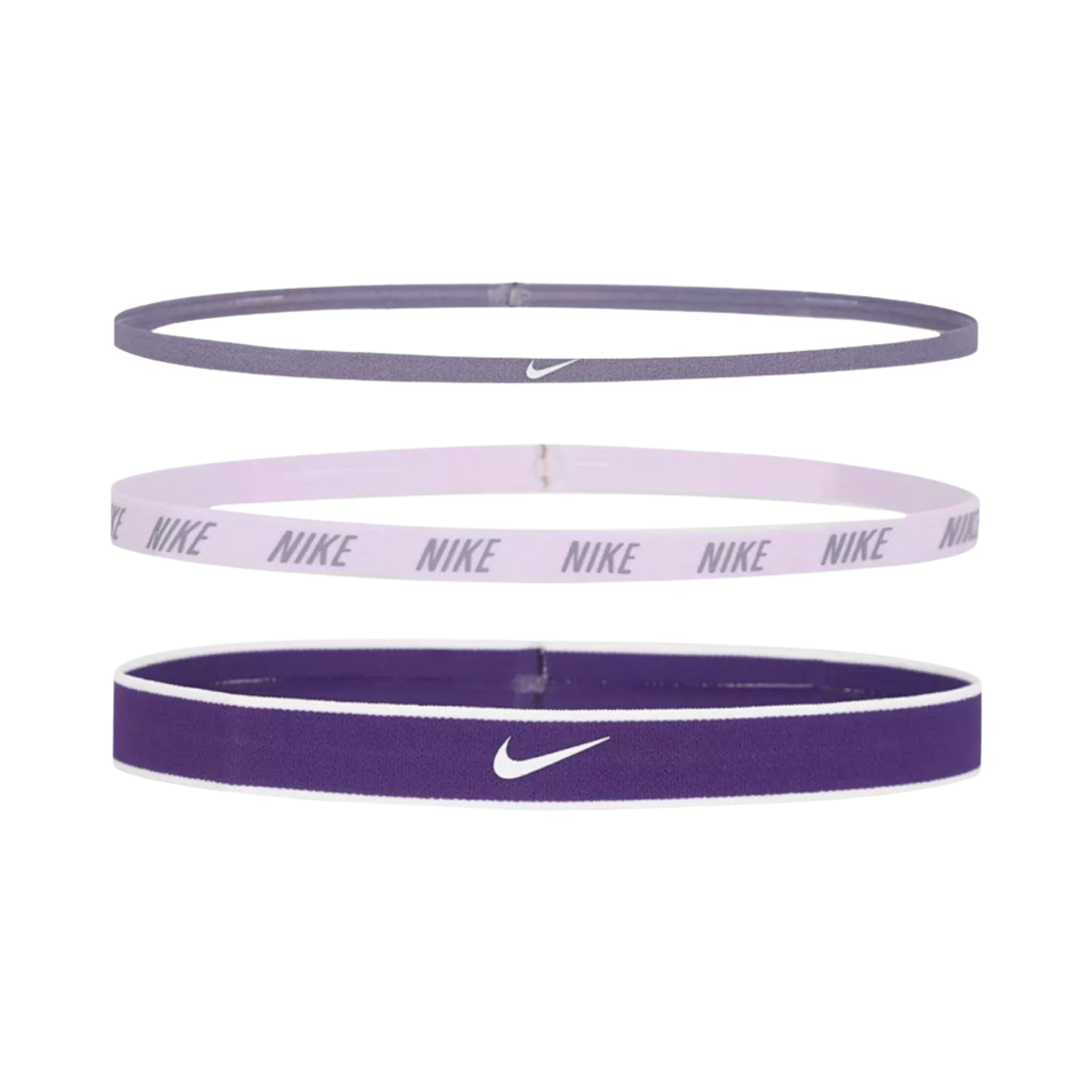 AC4453-505 Nike Mixed Width Headband Daybreak White (3 Pack)