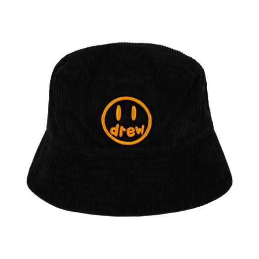 Drew House Painted Mascot Bucket Hat Black - Ssense Exclusive