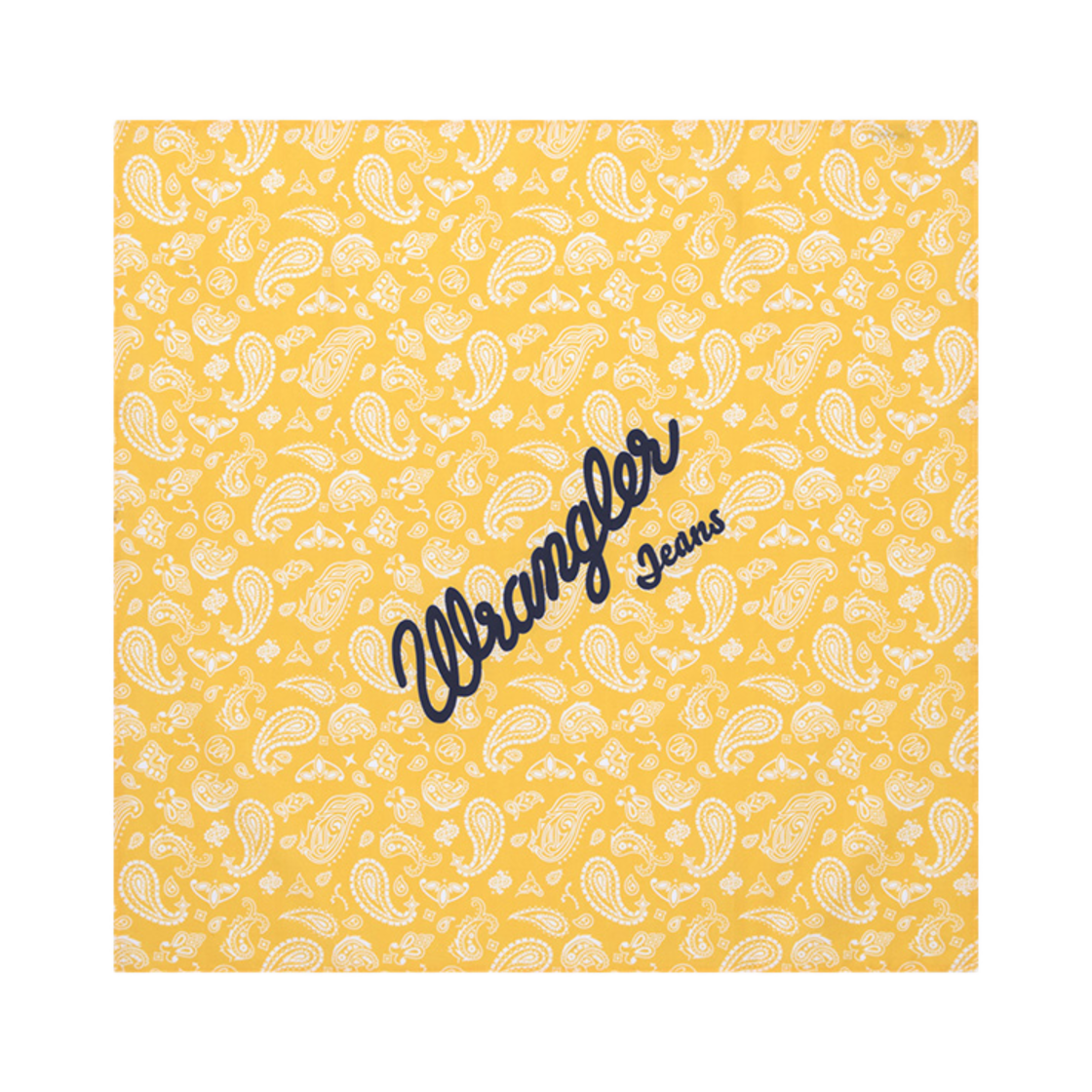 WR2501TC01YL Wrangler Paisley Bandana Yellow