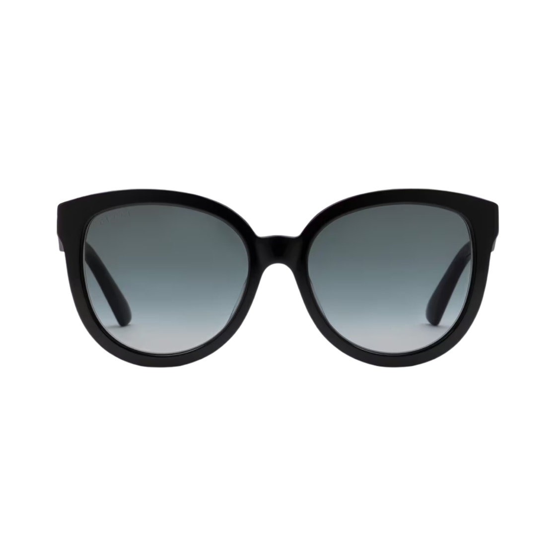 (W) 구찌 로우 노즈 브릿지 핏 캣아이 프레임 선글라스 샤이니 블랙 아세테이트((W) Gucci Low Nose Bridge Fit Cat Eye Frame Sunglasses Shiny Black Acetate) - 1