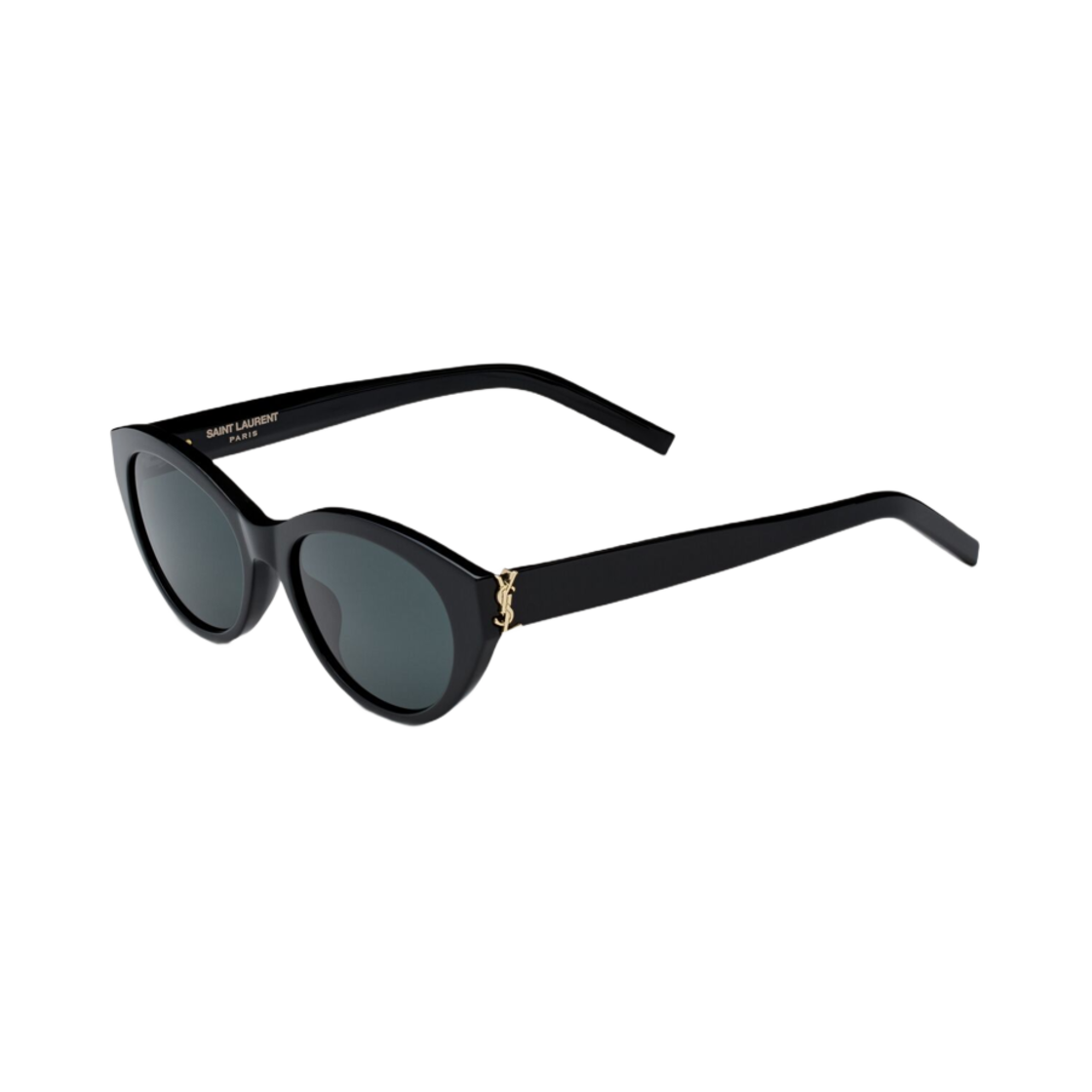822276-Y9956-1000/SL-M148/F-001 Saint Laurent SL M148/F Sunglasses Black Light Gold