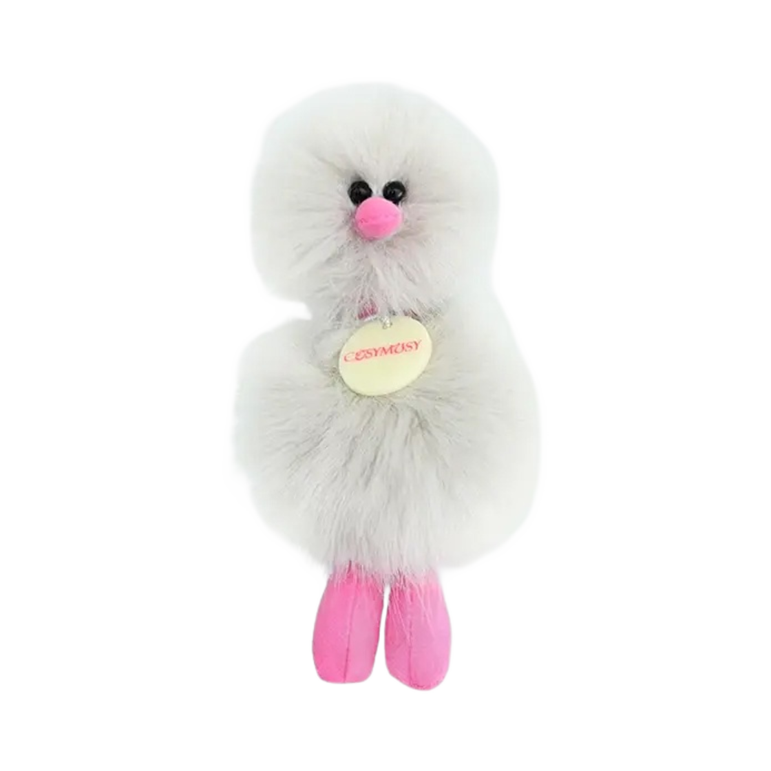 코지모지 미니 버드 키링 라이트 그레이 - 리뉴얼 버전