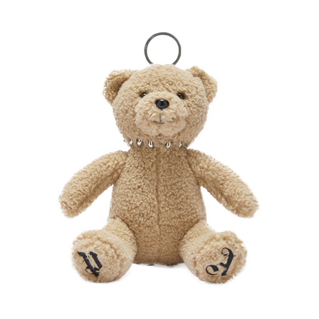 P9K8MMC82 Palm Angels Bear Peluche Keyring Brown Brown