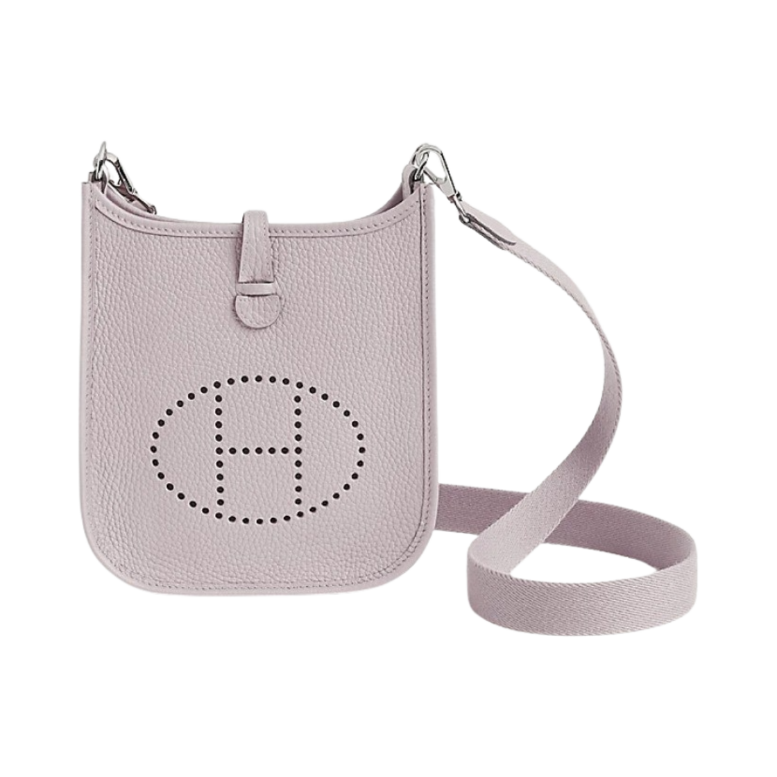 H069426CKEN Hermes Evelyne 16 Amazone Bag Clemence & Palladium Mauve Pale Mauve Pale - 대표 이미지 #1