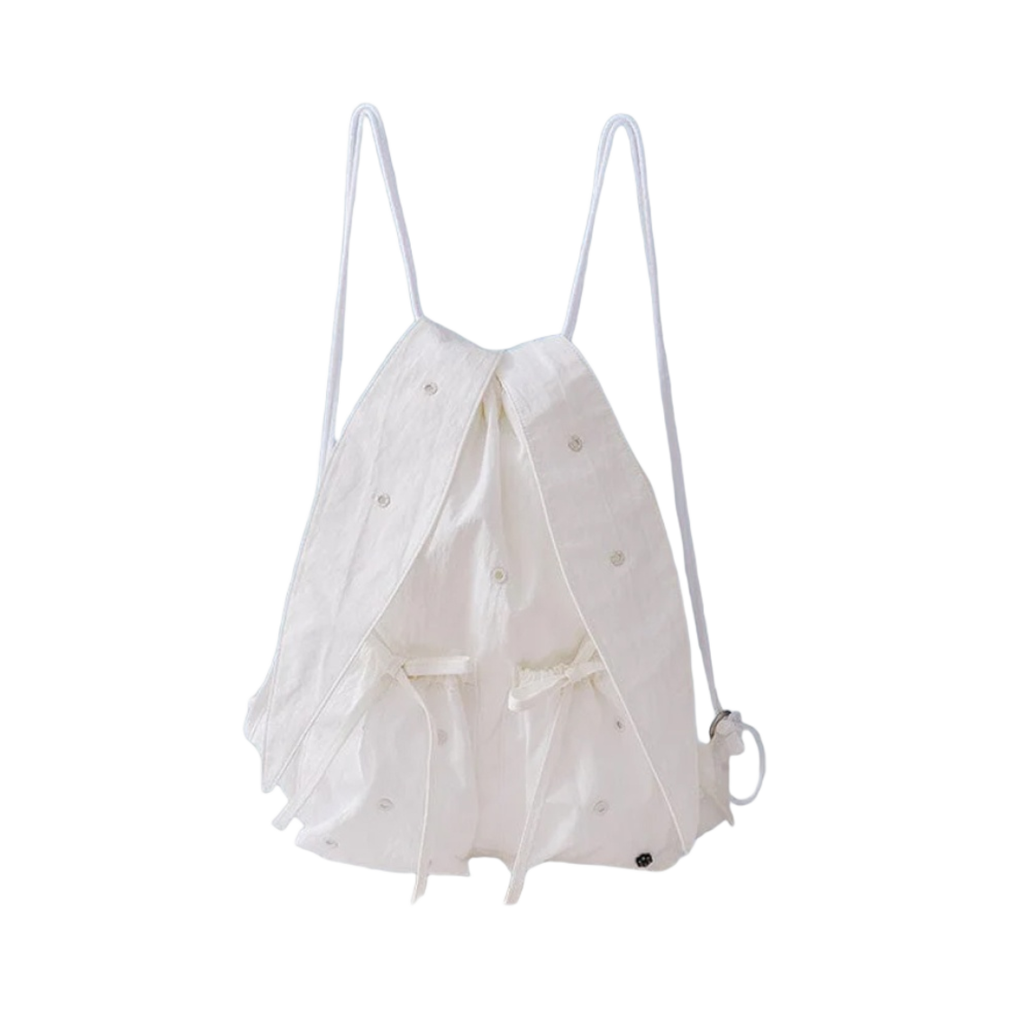 뉴진스 x 꼴레 래빗 스트링백 스노우 화이트(NewJeans x Coller Rabbit String Bag Snow White)