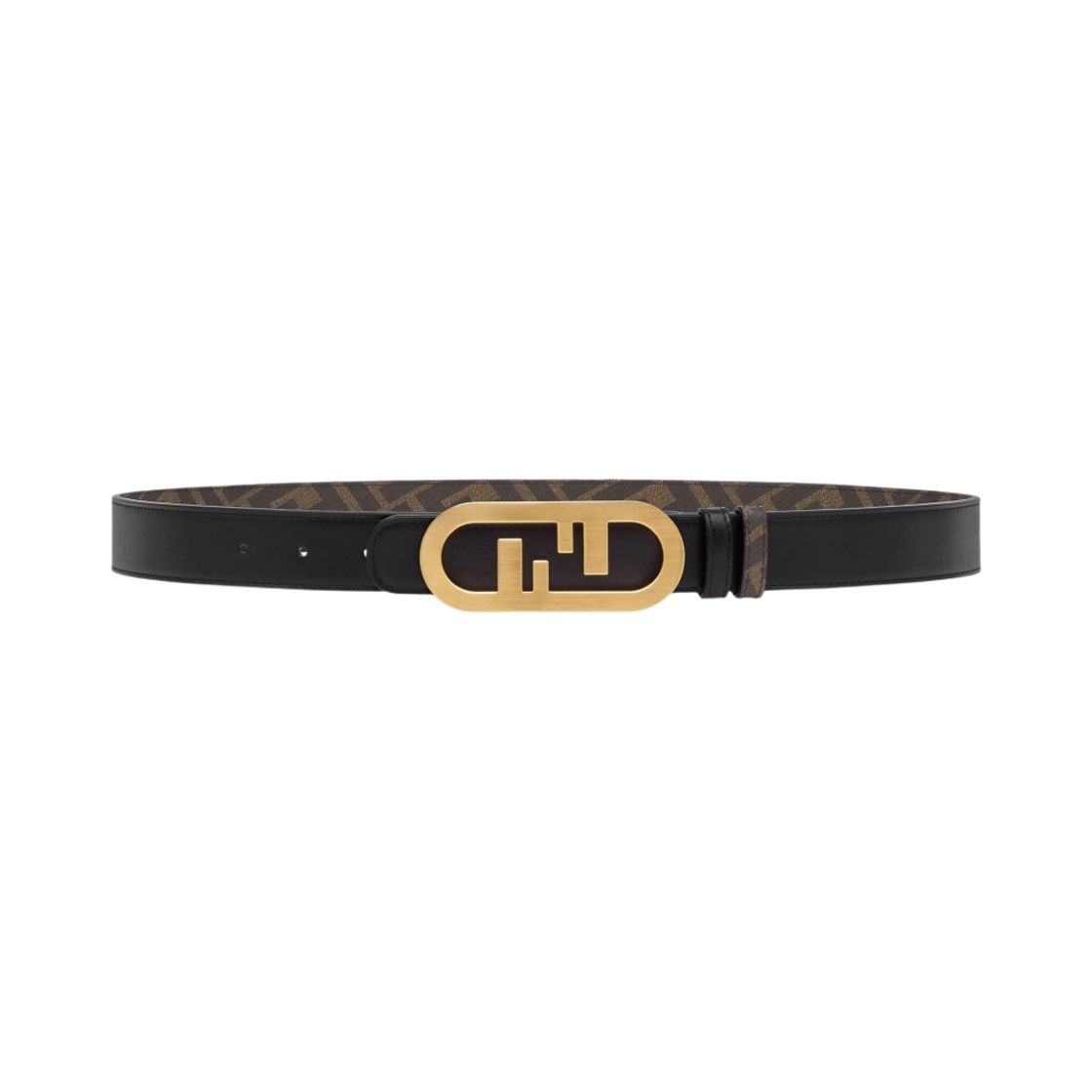 펜디 레더 오 락 벨트 블랙(Fendi Leather O'Lock Belt Black) - 1