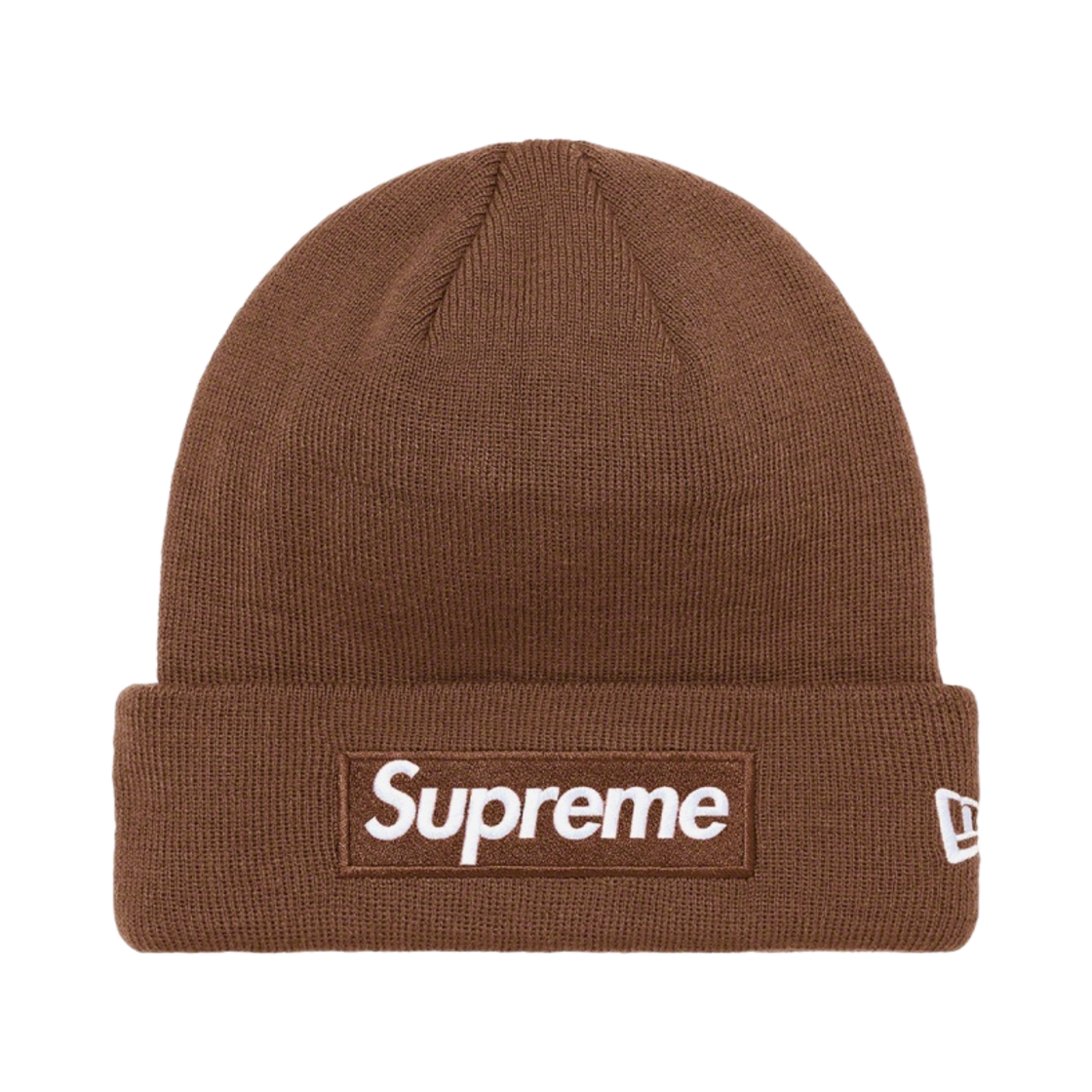 슈프림 뉴에라 박스로고 비니 다크 브라운 - 21FW