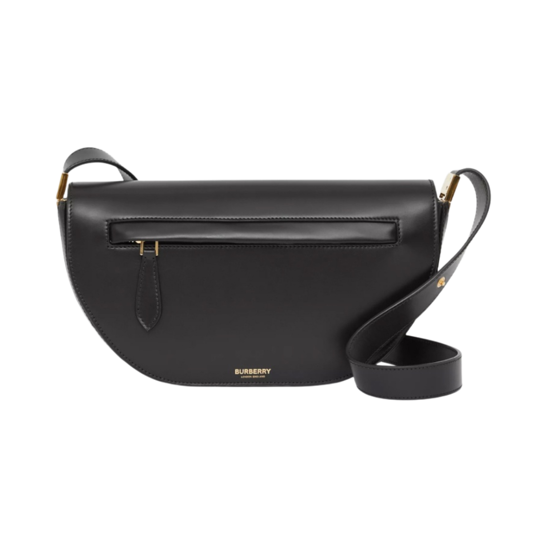 おもち様　BURBERRY ブラック マザーズバッグ　美品 Burberry スモールレザーオリンピアバッグブラック