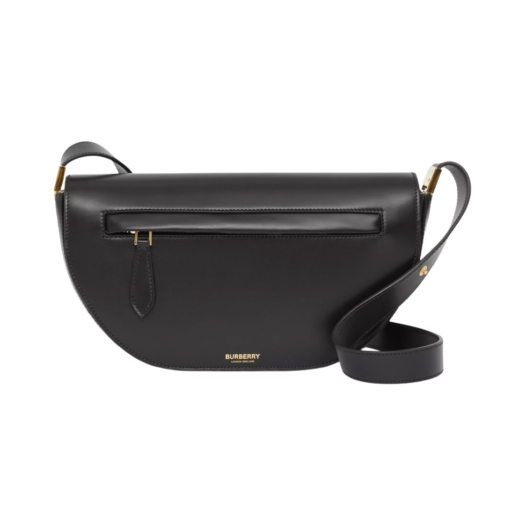 Burberry Small Leather Olympia Bag Black