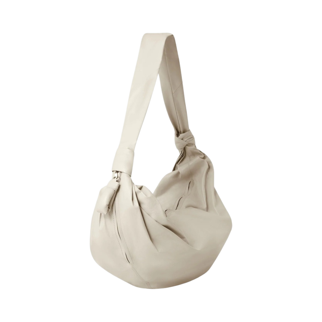 르메르 라지 소프트 크루아상 백 페이퍼 레더 더스티 매스틱(Lemaire Large Soft Croissant Bag Paper Leather Dusty Mastic) - 2