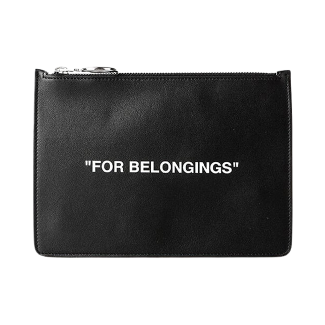 OMNF010F20LEA0011001 Off-White Logo Clutch Bag Black