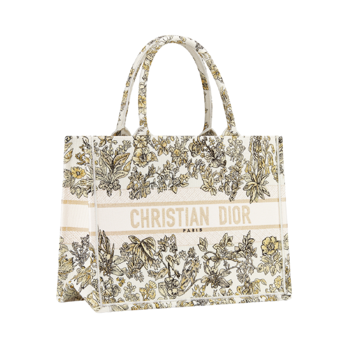 디올 미디움 북 토트 자수 메탈릭 쓰레드 앤 밀레피오리 유니콘 모티프 라떼 골드(Dior Medium Book Tote Embroidered with Metallic Thread and Millefiori Unicorn Motif Latte Gold) - 2