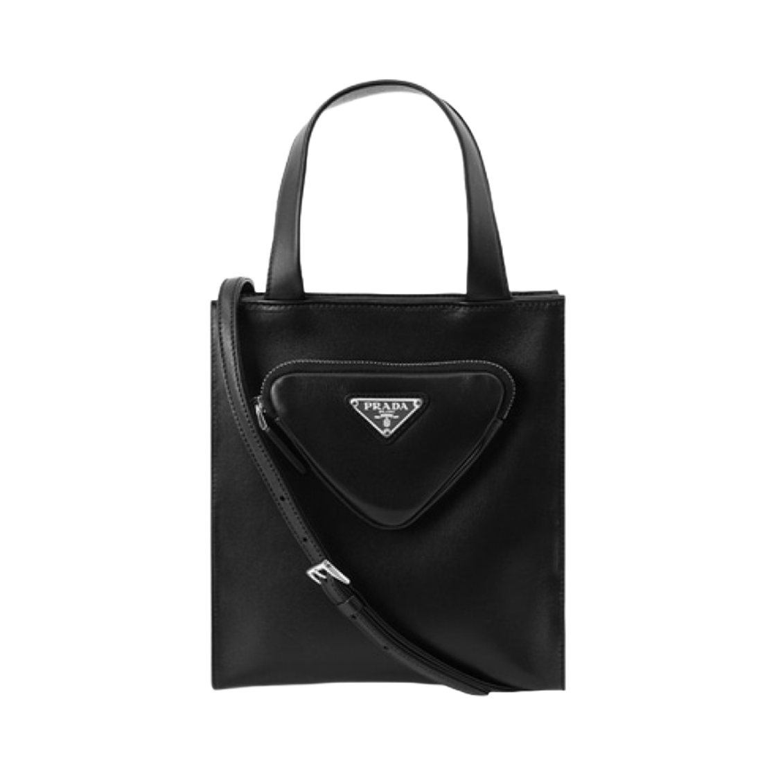 1BG418-2DX8-F0002 Prada Nappa Leather Tote Bag Black