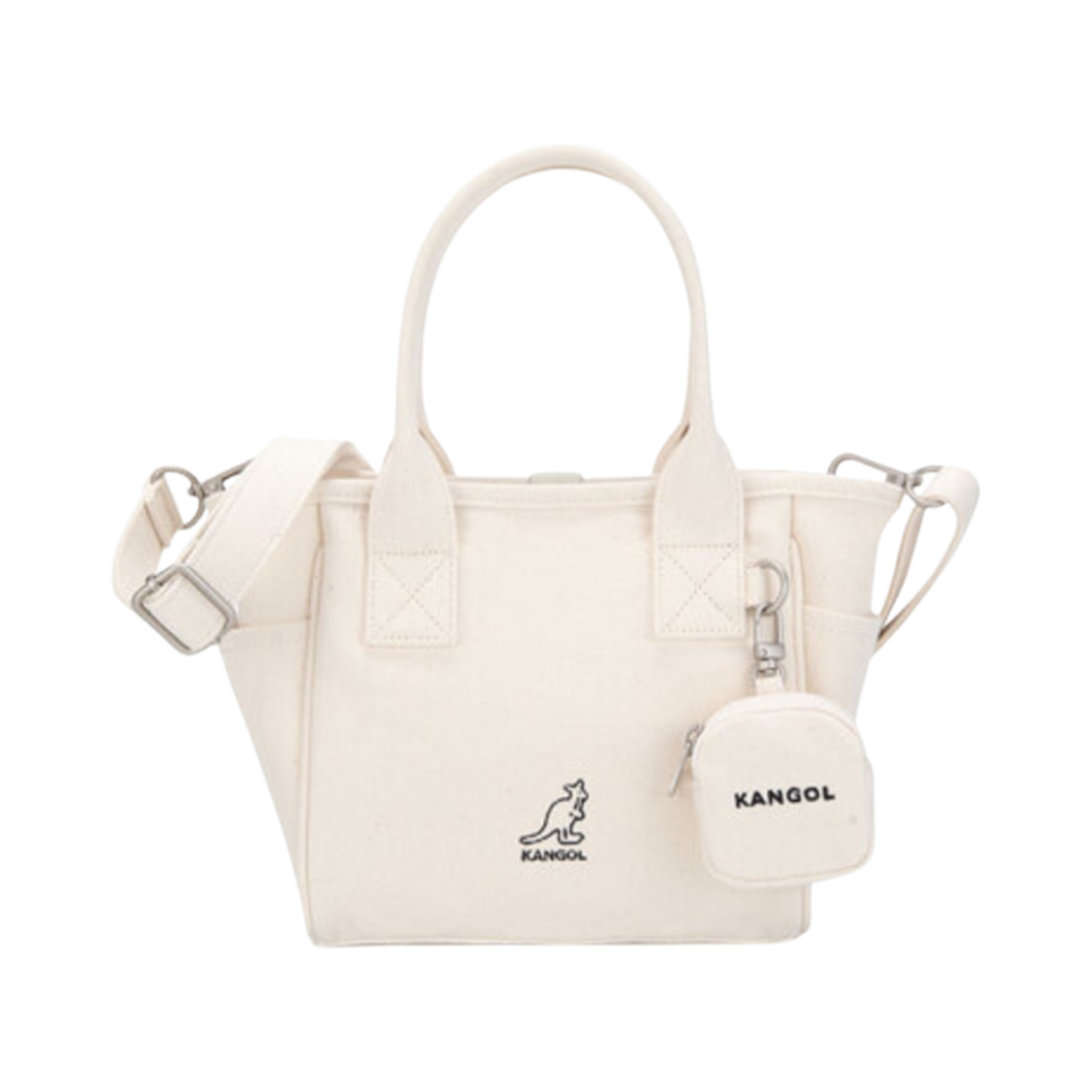 캉골 럭키 캔버스 토트백 아이보리(Kangol Lucky Canvas Tote Bag Ivory)