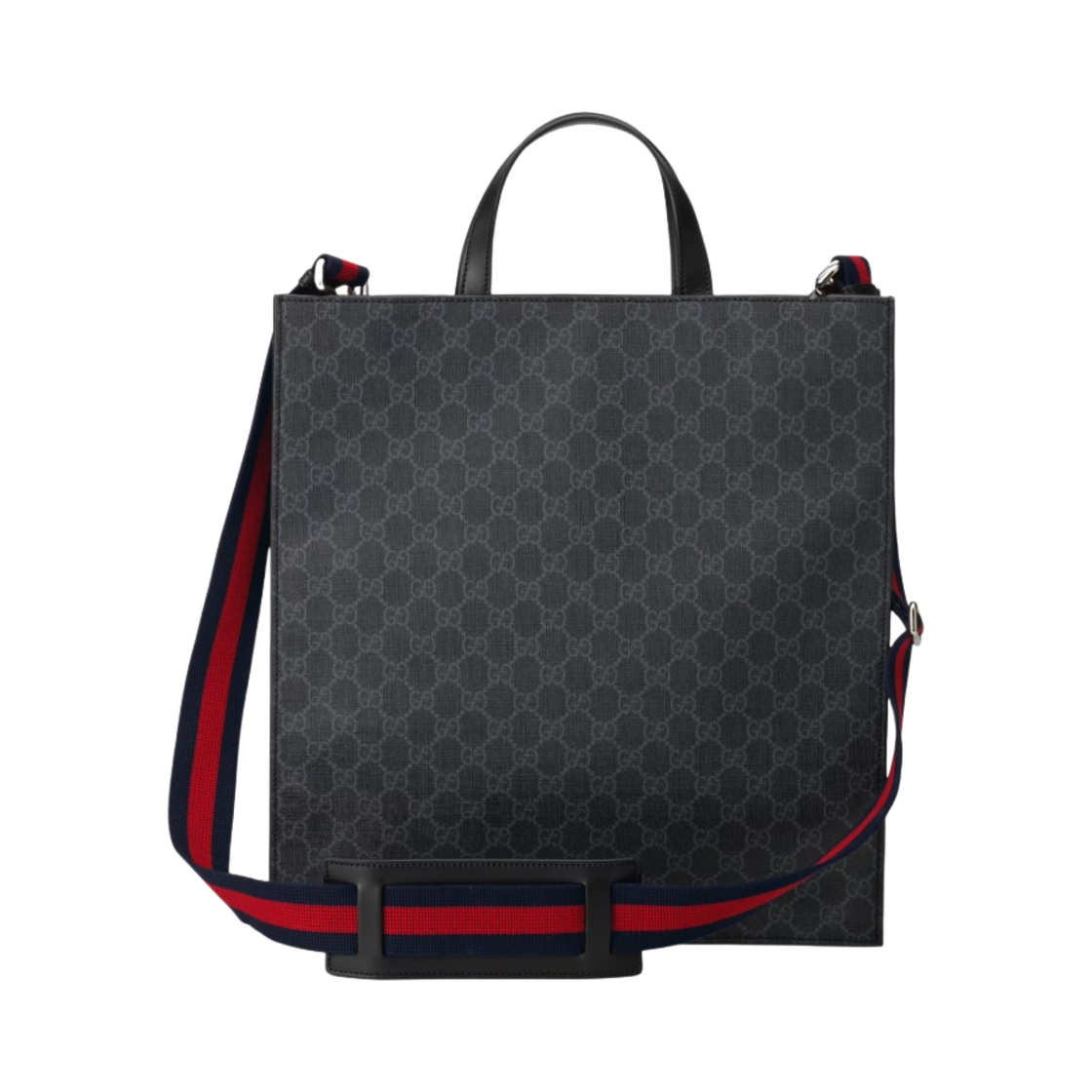 구찌 GG 토트백 블랙 그레이(Gucci GG Tote Bag Black Grey) - 2