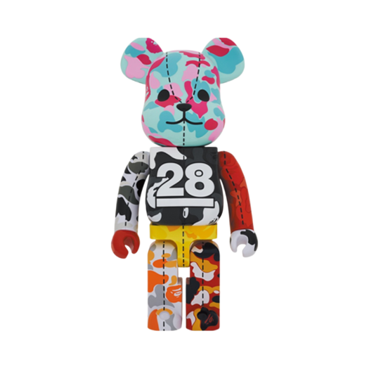 Bearbrick x BAPE 28th Anniversary Camo #3 1000%