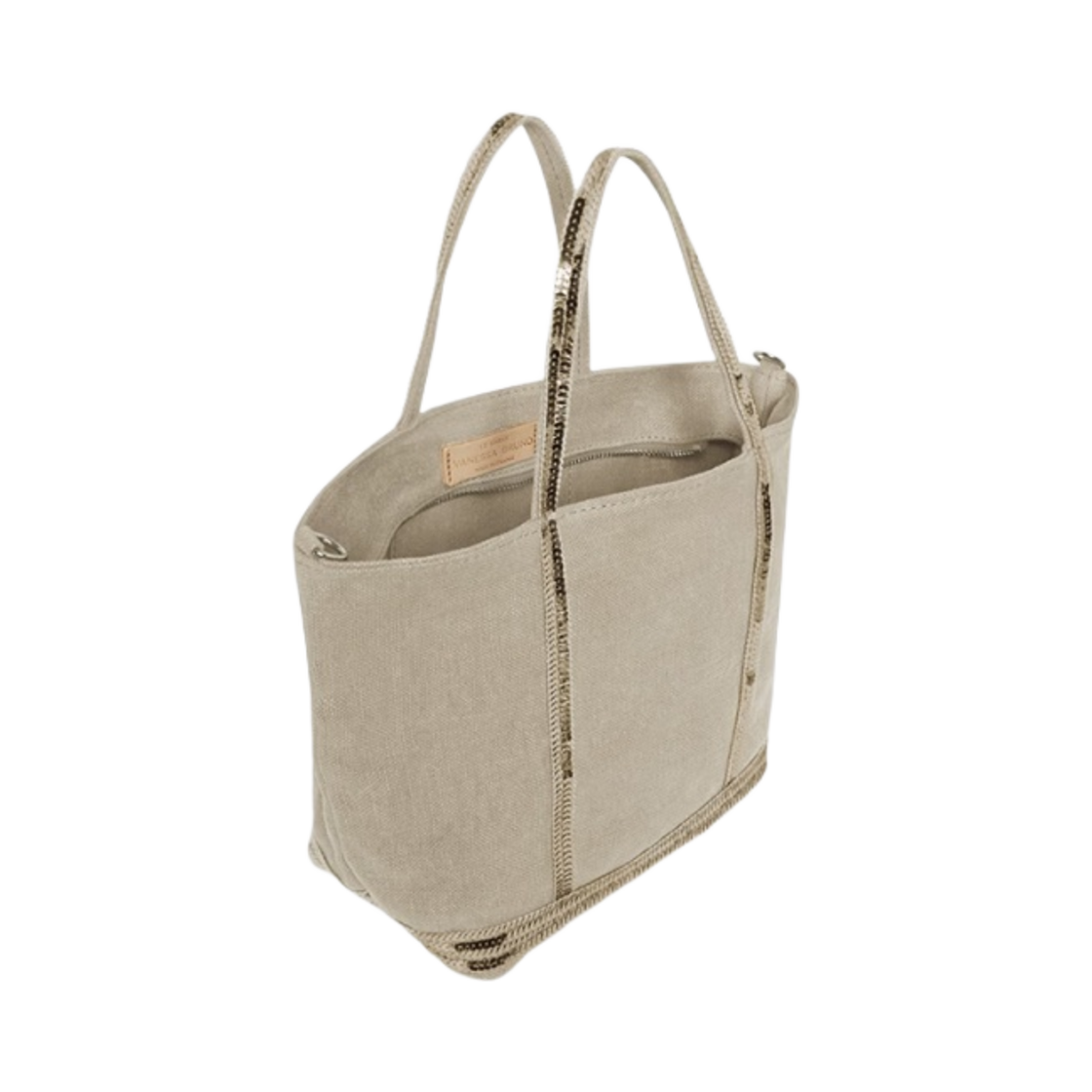바네사 브루노 리넨 S 카바스 토트 세이블(Vanessa Bruno Linen S Cabas Tote Sable) - 3