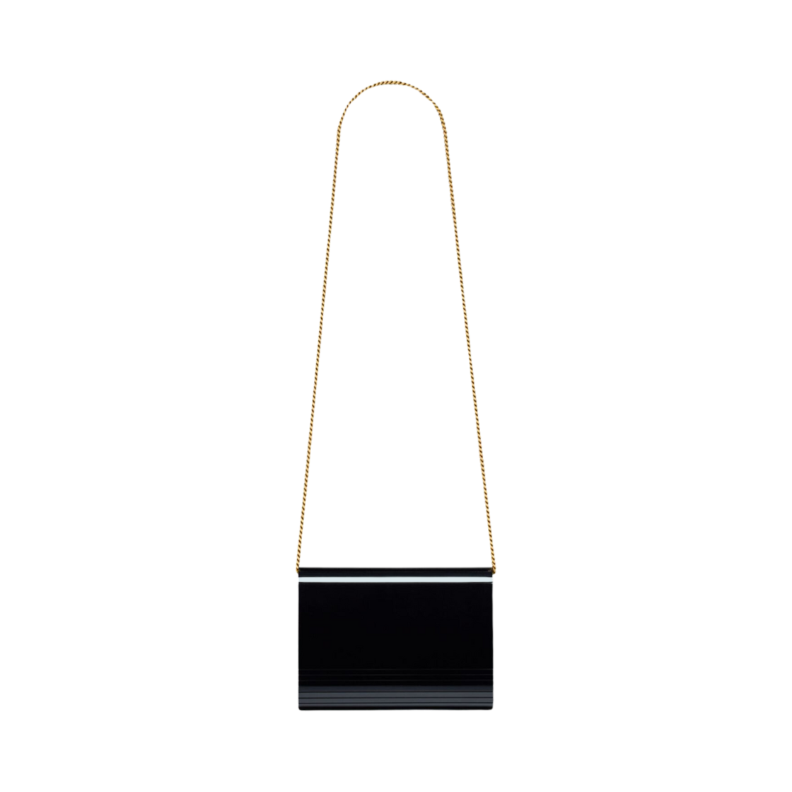 생로랑 비키 미노디에르 플렉시글래스 느와르(Saint Laurent Vicky Minaudiere in Plexiglas Noir) - 2