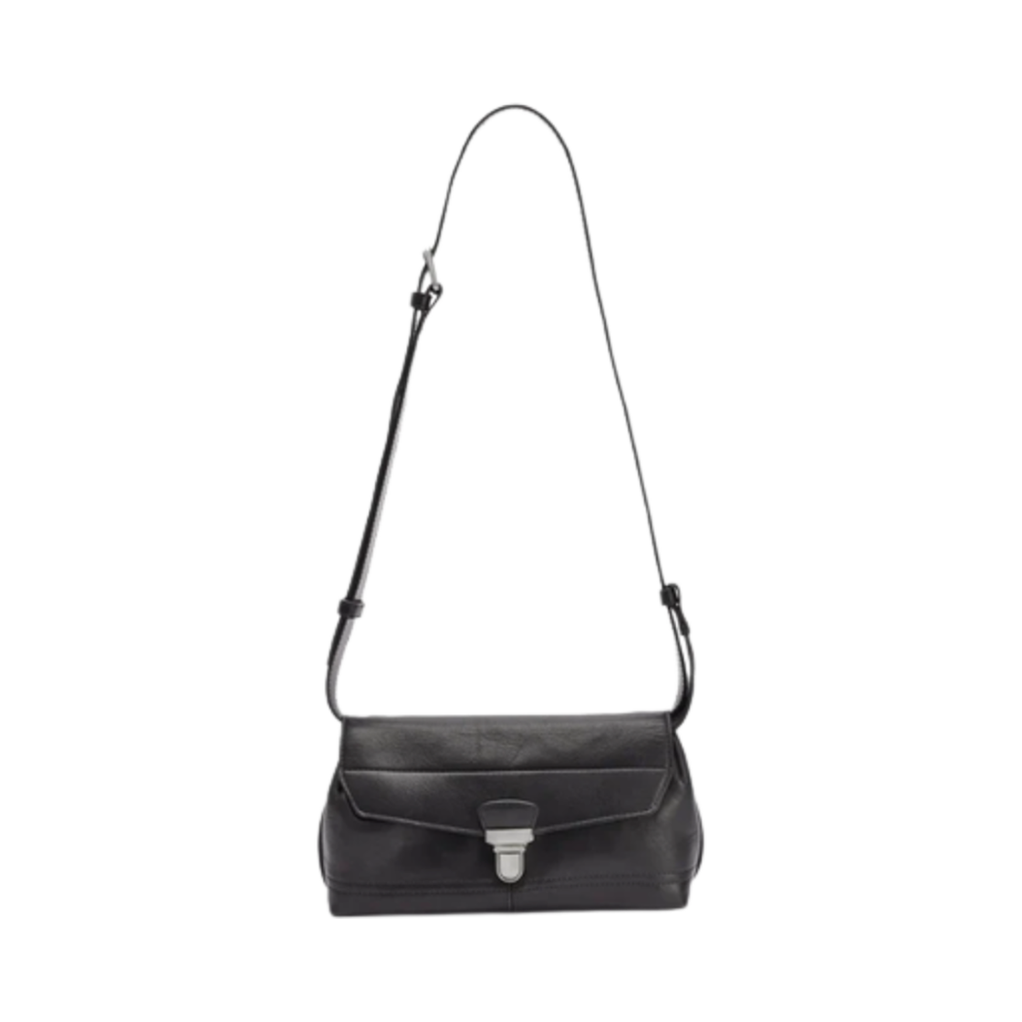 BG0084-LL0122-999 Lemaire Vegetable Nappa Leather Small Gear Bag Black