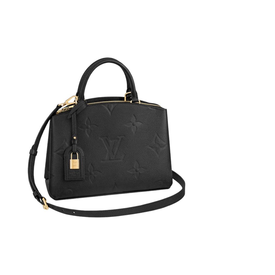 M58916 Louis Vuitton Petit Palais Monogram Empreinte Black