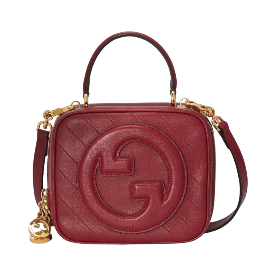 구찌 블론디 탑 핸들 백 레드 레더(Gucci Blondie Top Handle Bag Red Leather) - 1