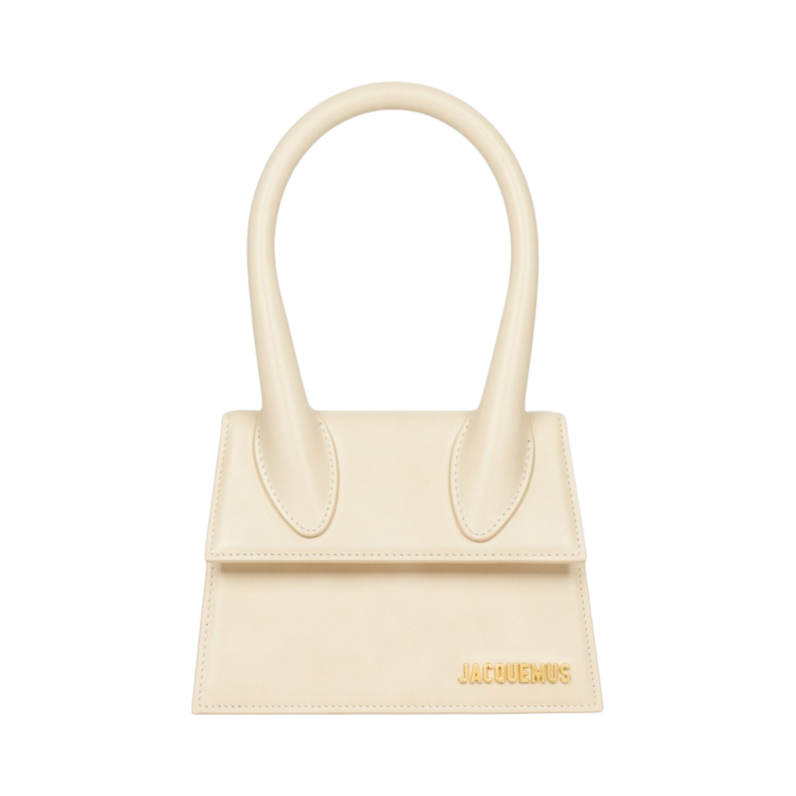 자크뮈스 르 치키토 모옌 시그니쳐 핸드백 아이보리(Jacquemus Le Chiquito Moyen Signature Handbag Ivory) - 1