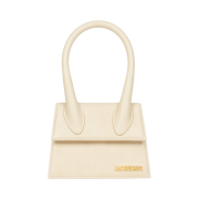 Jacquemus Le Chiquito Moyen Signature Handbag Ivory