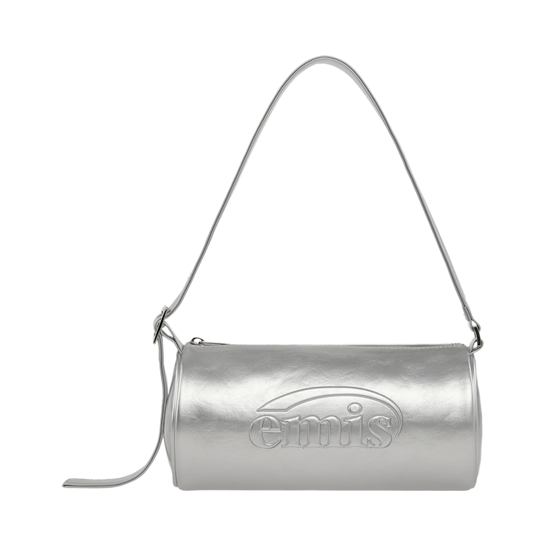 - Emis Embossed Barrel Bag Silver