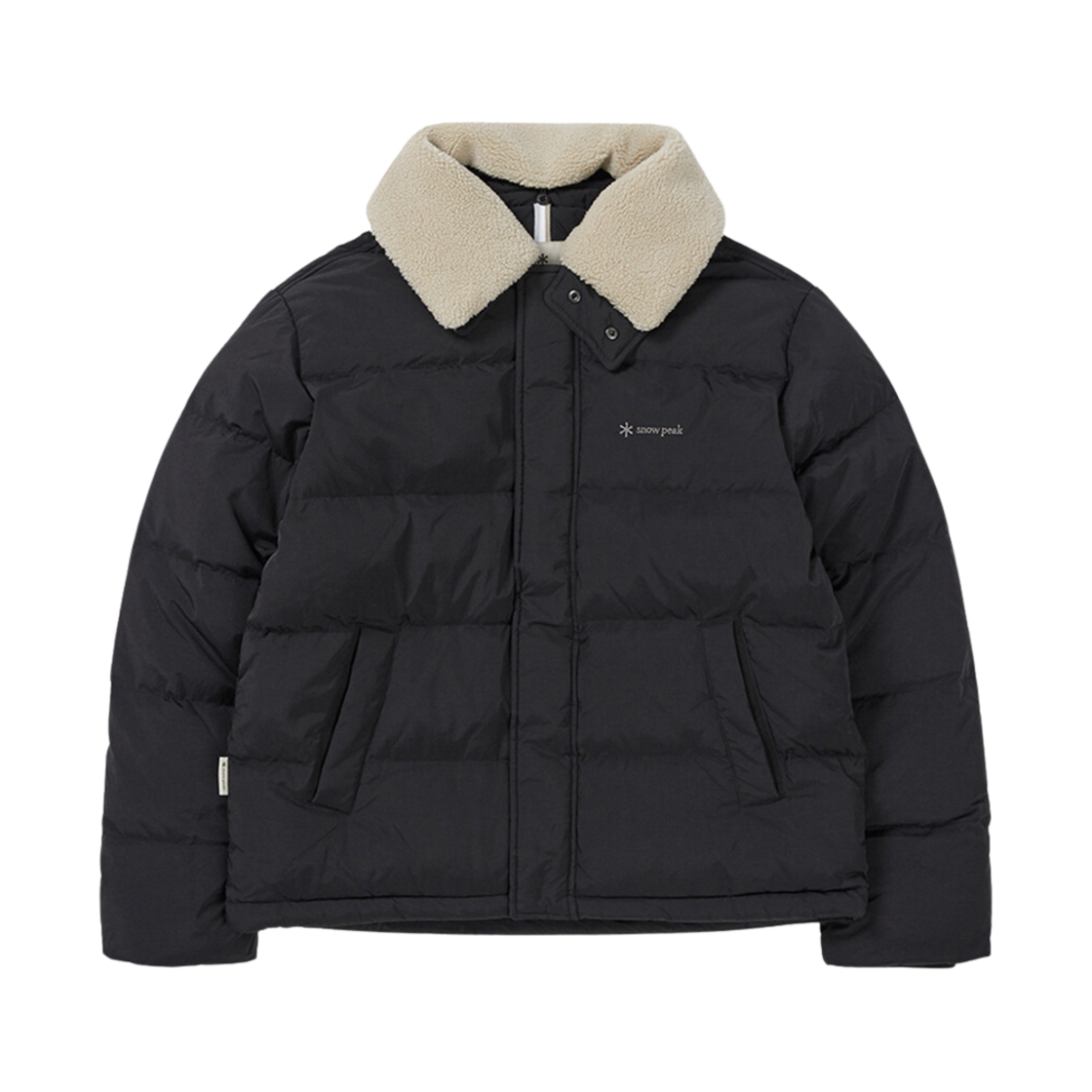 S24WMGDJ56BK Snow Peak Kara Buckleneck Heavy Down Jacket Black