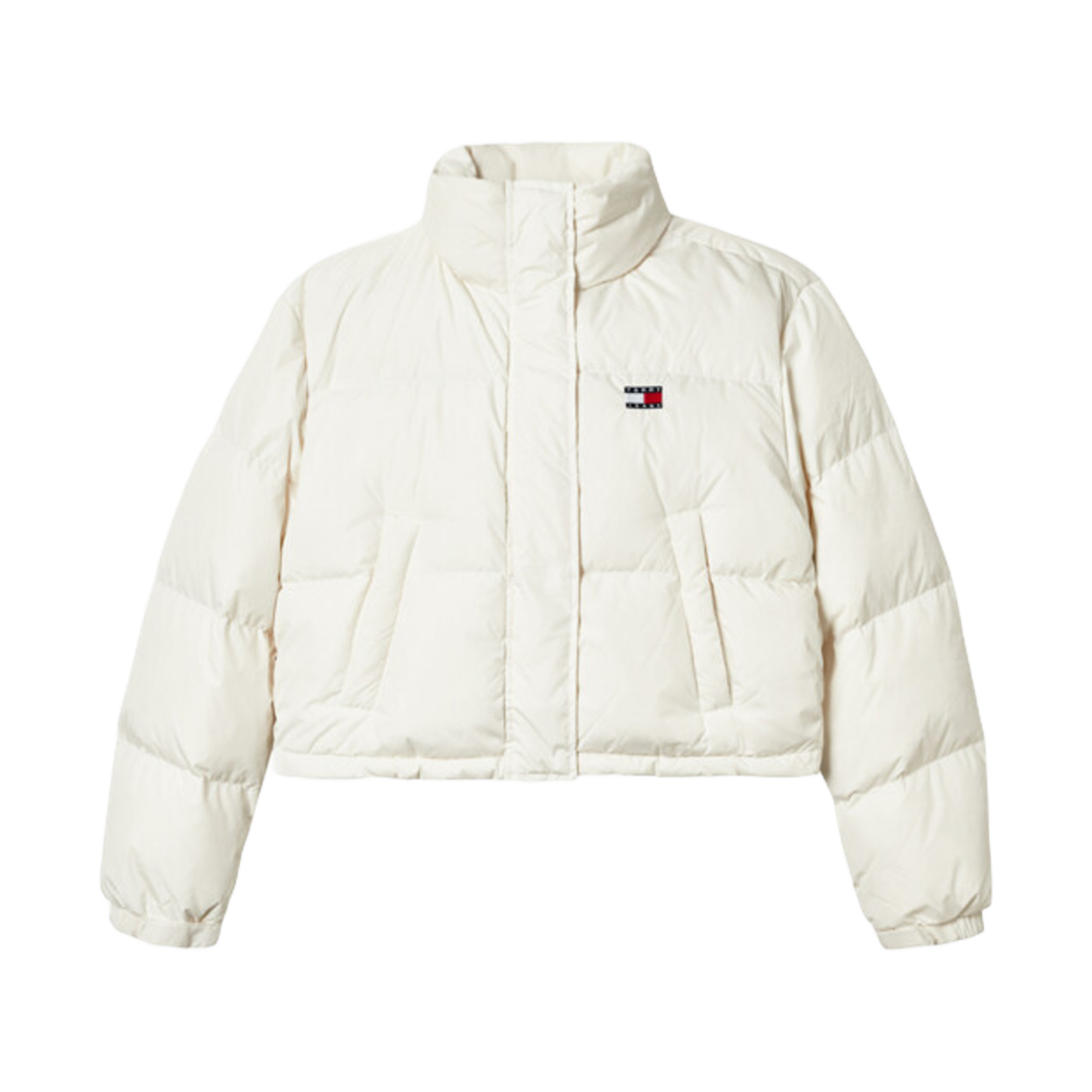 (W) 타미 진스 백 플래그 알래스카 다운 엔션트 화이트((W) Tommy Jeans Back Flag Alaska Down Ancient White) - 1