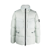 Stone Island 40123 Garment Dyed Crinkle Reps R-NY Down Jacket Light Grey - 22FW