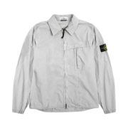 Stone Island 103WN Garment Dyed Zip Overshirt Grey - 24FW