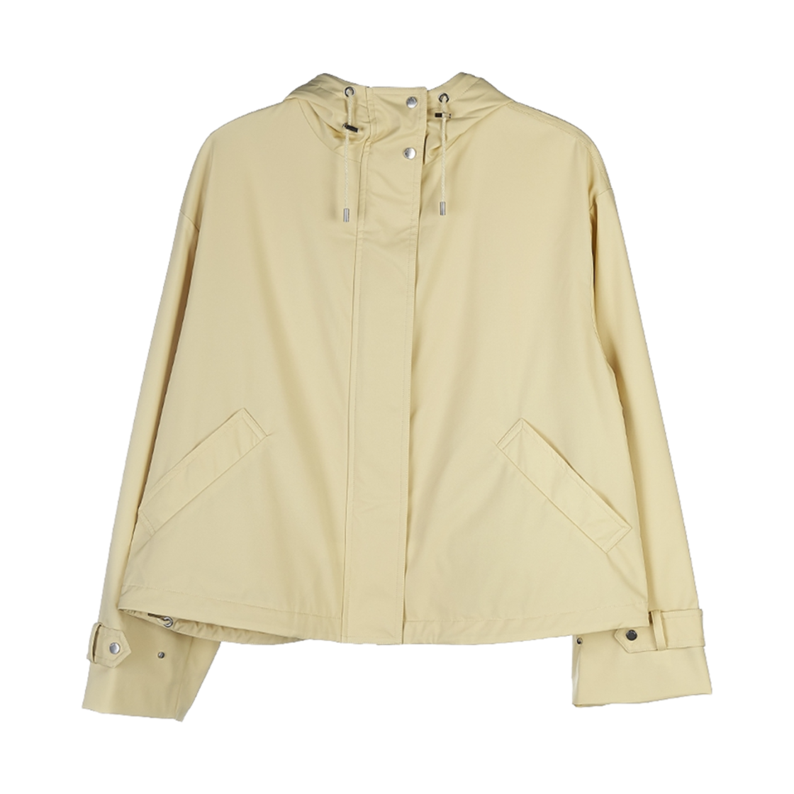FAM4307-207U (W) Loro Piana Shell Hooded Jacket Vanilla Custard