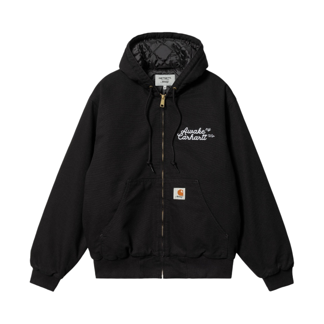칼하트 WIP x 어웨이크 NY OG 액티브 자켓 블랙(Carhartt WIP x Awake NY OG Active Jacket Black)
