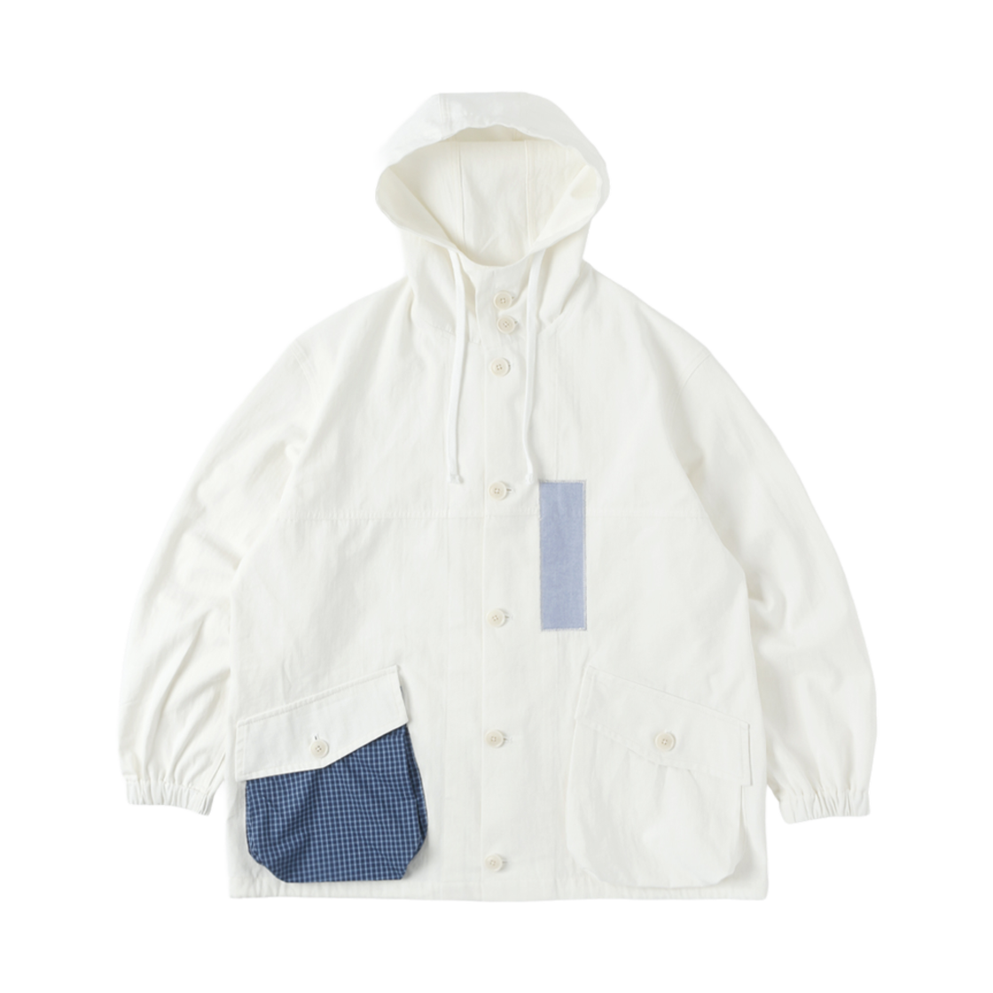 써넥트 패치워크 후드 파카 내츄럴(SUNNECT Patchwork Hoodie Parka Natural)