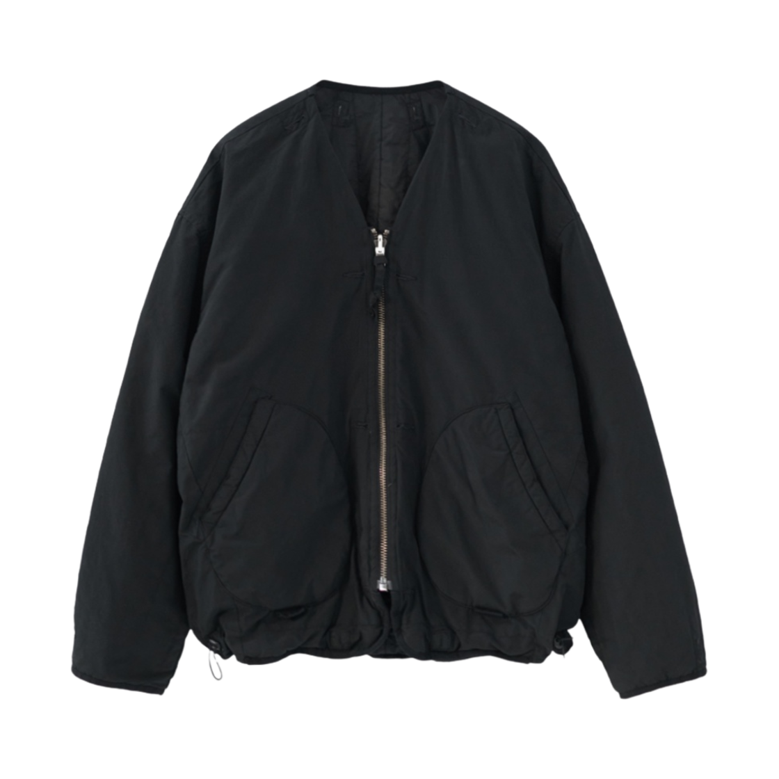 폴리테루 x 행크 리버시블 라이너 자켓 유즈드 블랙 - 23FW(Polyteru x HANK Reversible Liner Jacket Used Black - 23FW)