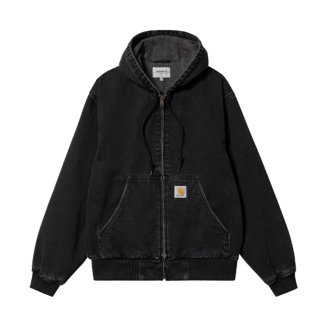 칼하트 WIP 메이틀랜드 데님 OG 액티브 자켓 블랙 스톤 워시드(Carhartt WIP Maitland Denim OG Active Jacket Black Stone Washed)