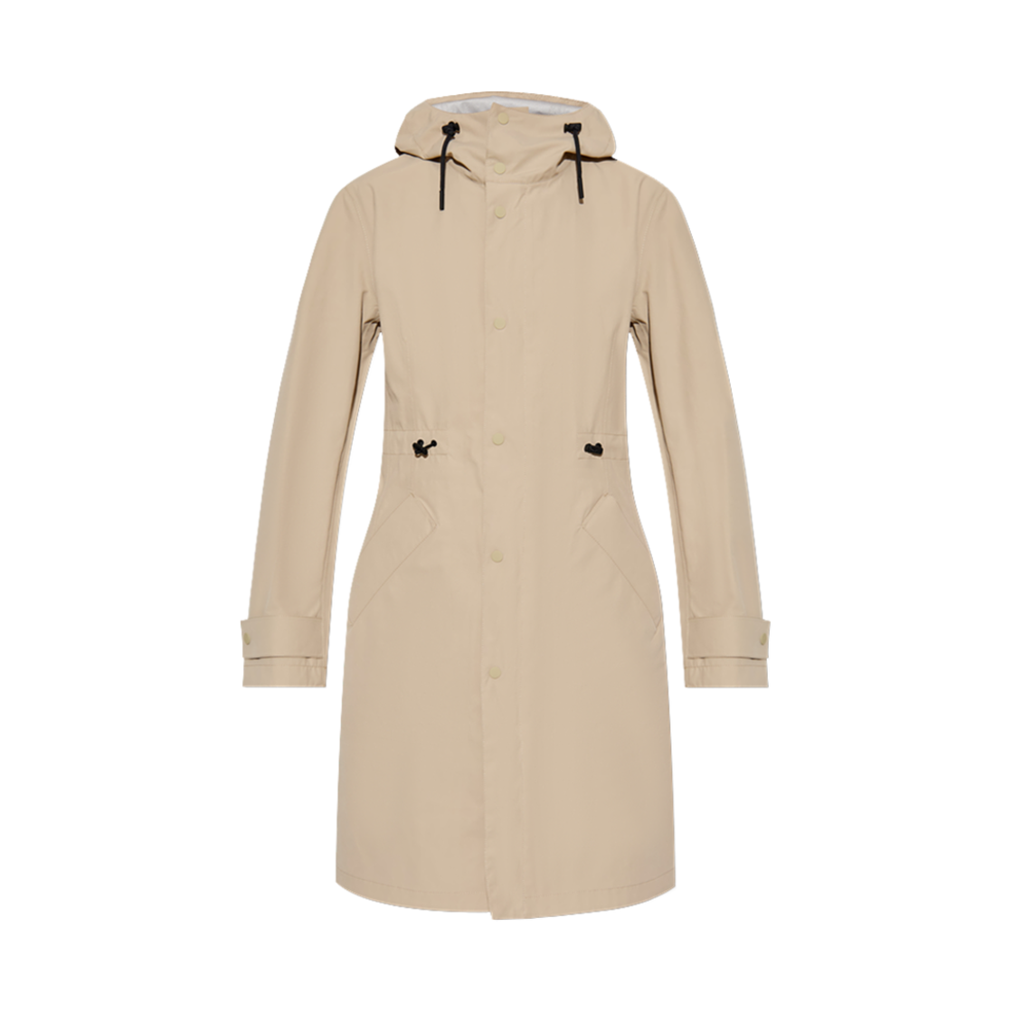 (W) 버버리 후드 레인 자켓 베이지((W) Burberry Hooded Rain Jacket Beige) - 1