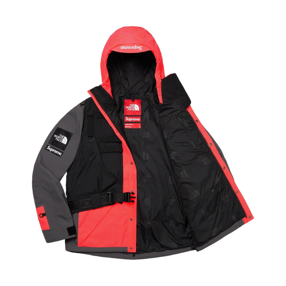 슈프림 x 노스페이스 RTG 자켓 + 베스트 레드 - 20SS(Supreme x The North Face RTG Jacket + Vest Red - 20SS) - 2