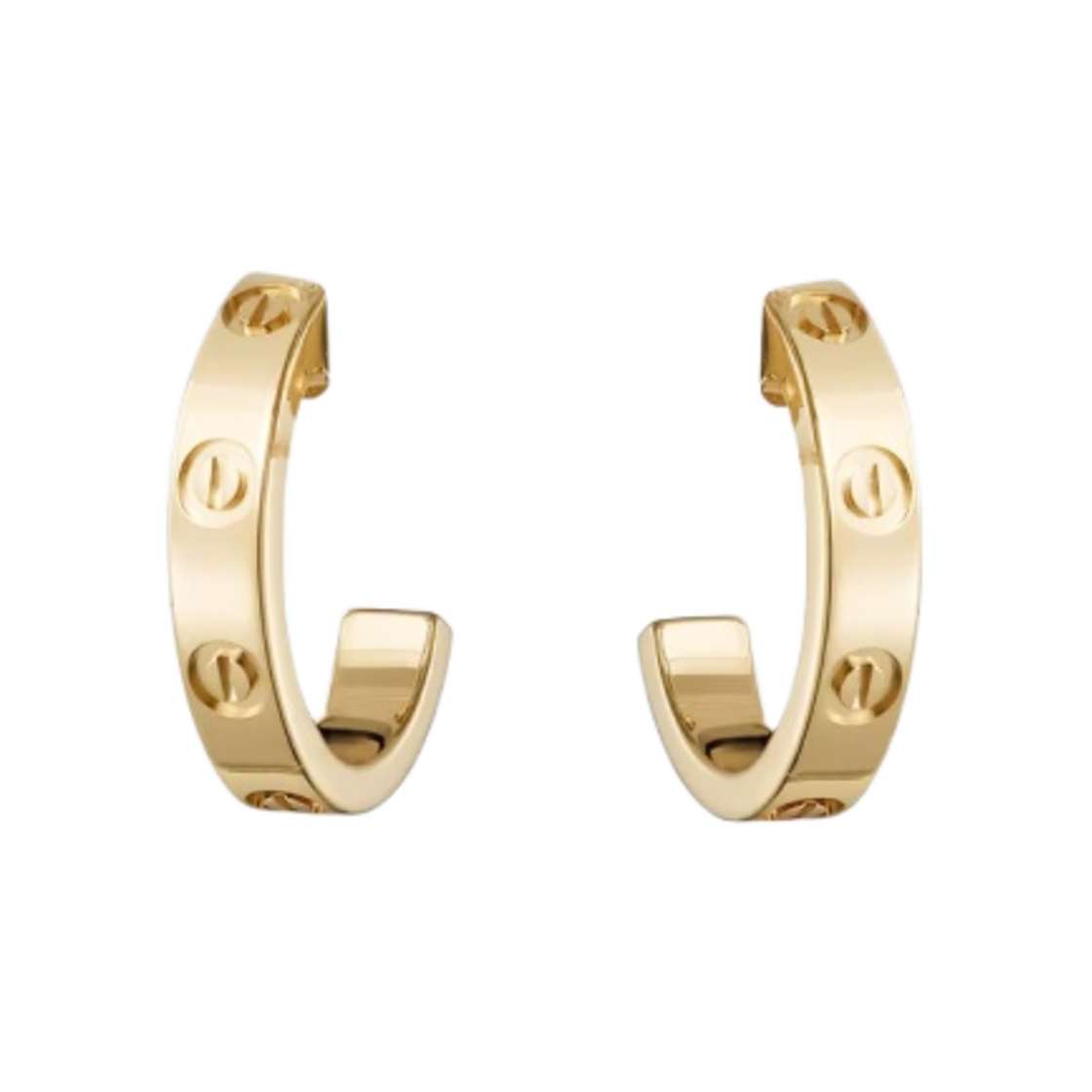 (W) 까르띠에 러브 이어링 옐로우 골드((W) Cartier Love Earrings Yellow Gold) - 1